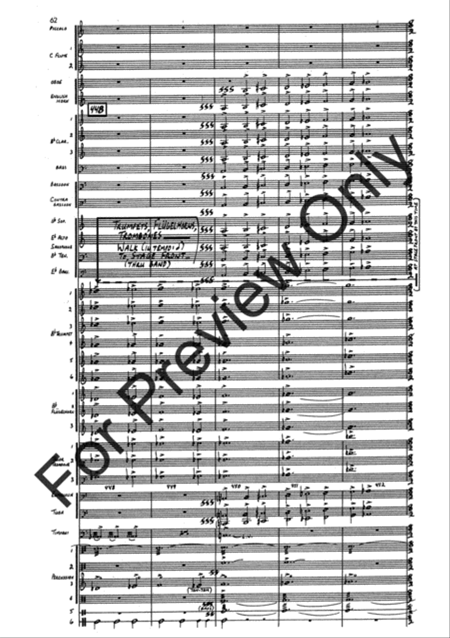 Agincourt Hymn (Score) Concert Band scores gallery preview page 86