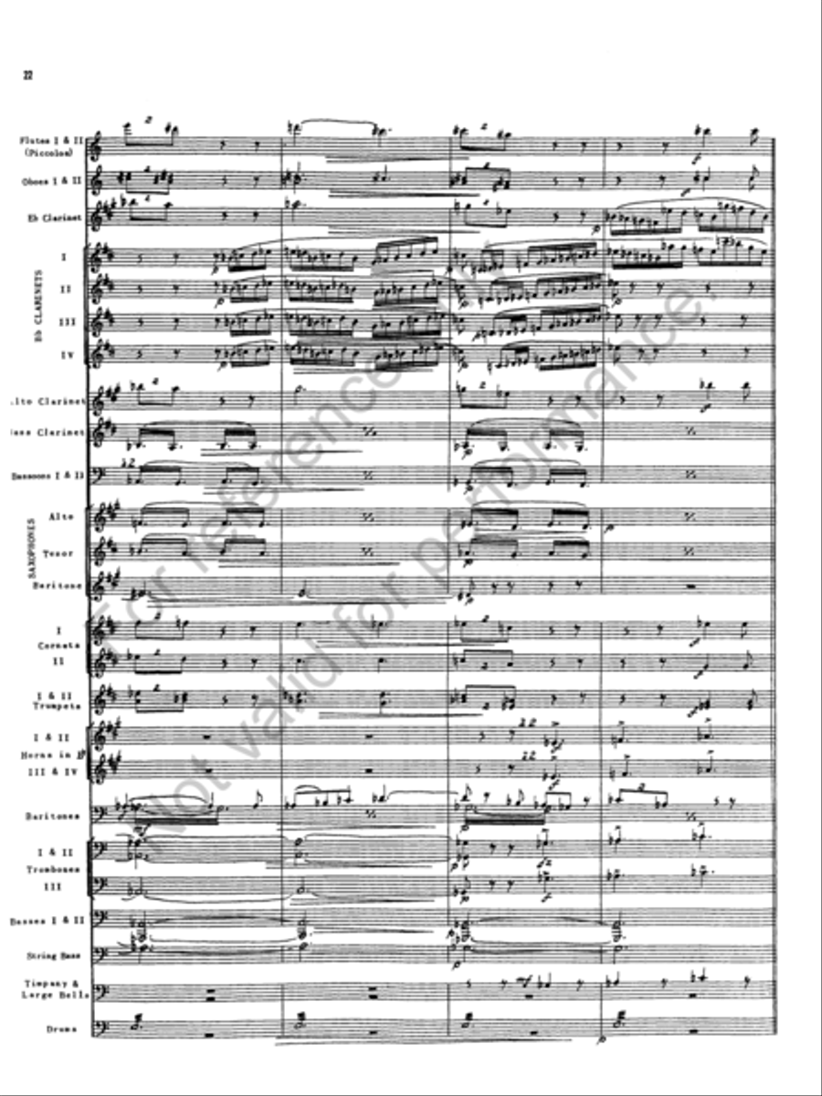 The Golden Legend Concert Band scores gallery preview page 17