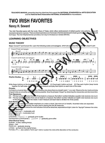 Two Irish Favorites - Full Score