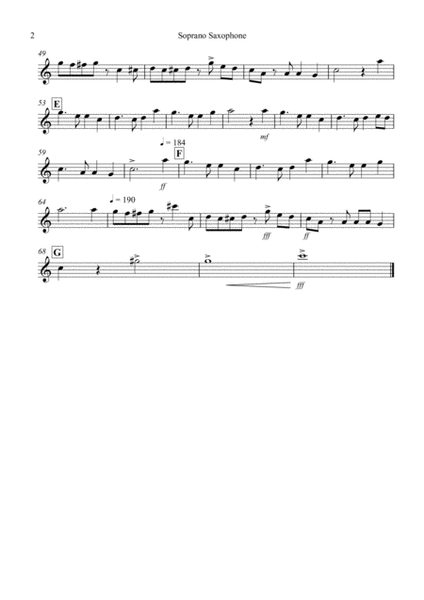Auld Lang Syne (Jazzy Style!) for Saxophone Quartet image number null