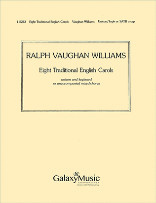 Book cover for Eight Traditional English Carols