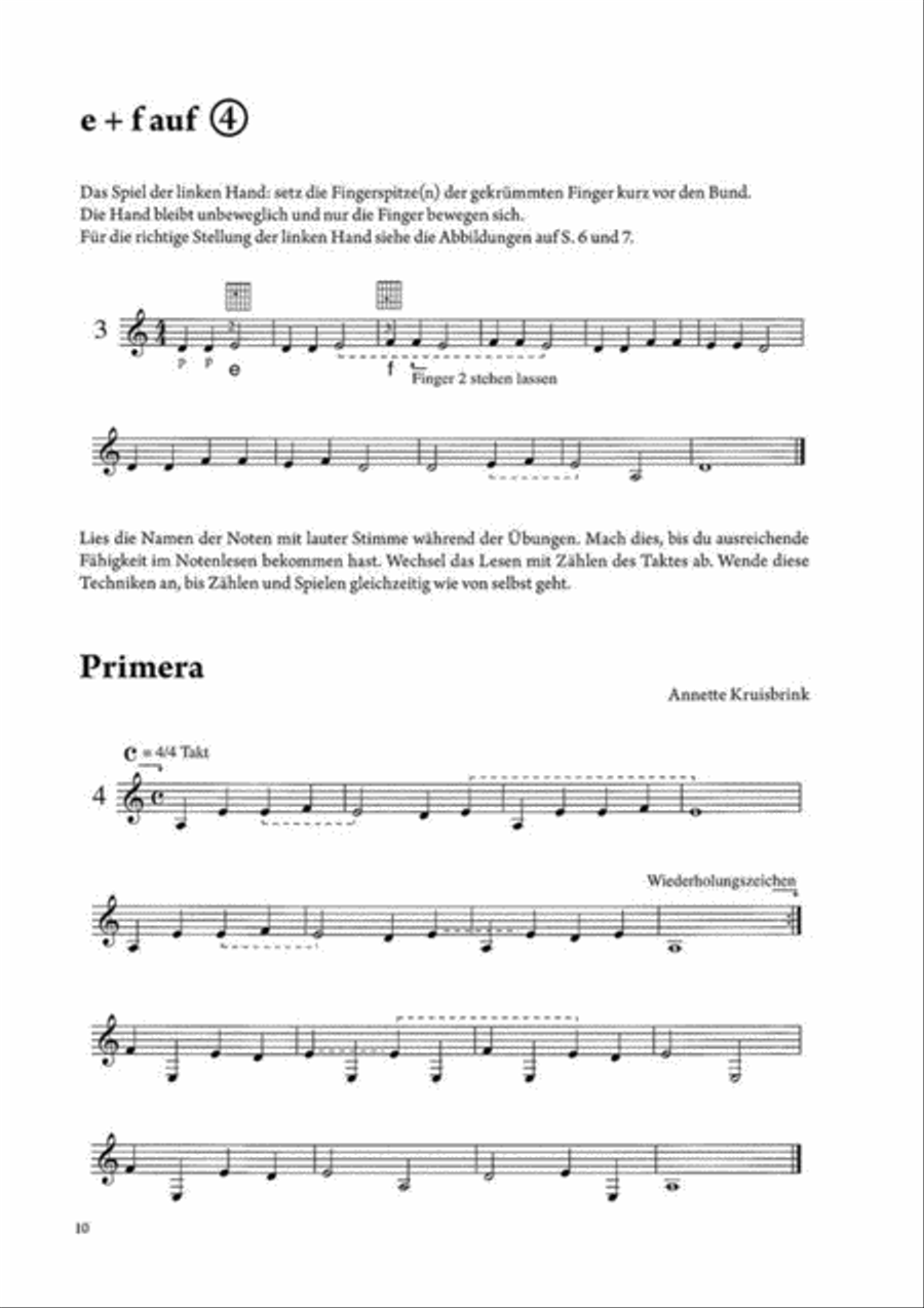 Schneller Start 1 Schneller Start 1 Guitar scores gallery preview page 8