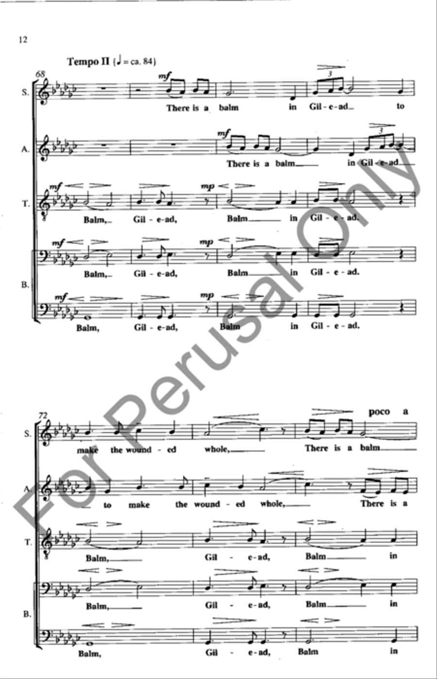 Balm In Gilead Balm In Gilead 4-Part scores gallery preview page 11