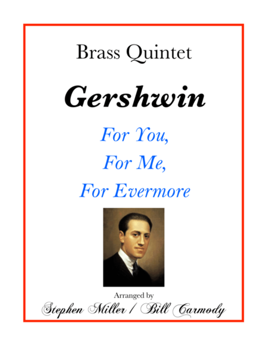 For You, For Me, For Evermore Brass Ensemble scores gallery preview page 1