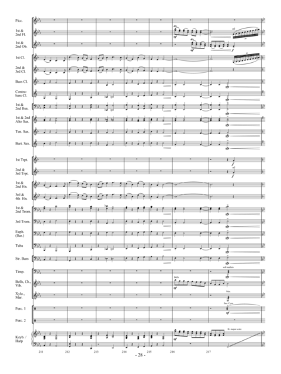 Sea Song Fantasy Sea Song Fantasy Concert Band scores gallery preview page 27