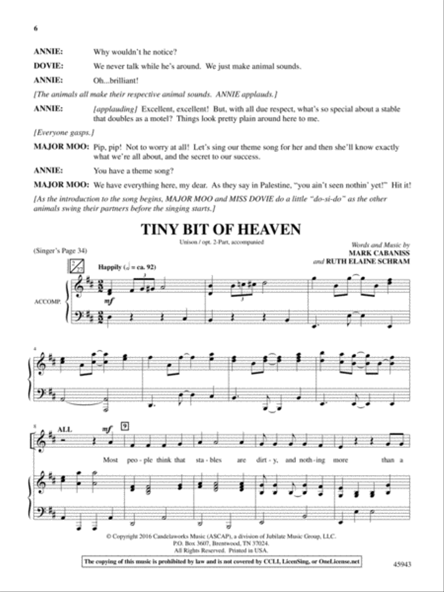 The Noel Critter Motel Choir scores gallery preview page 6