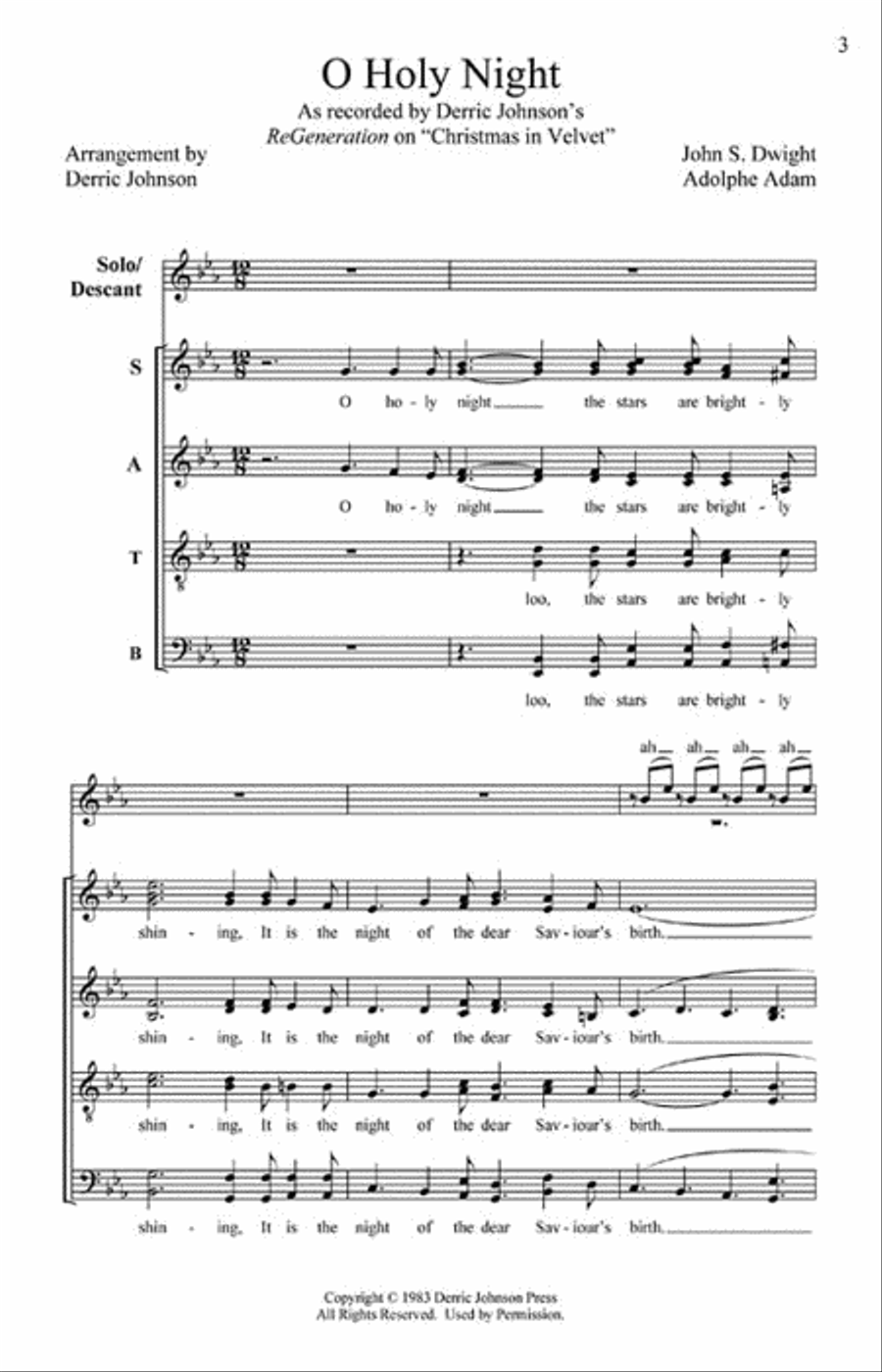 ReGeneration's A Cappella Christmas Vol. 1 Divisi scores gallery preview page 2