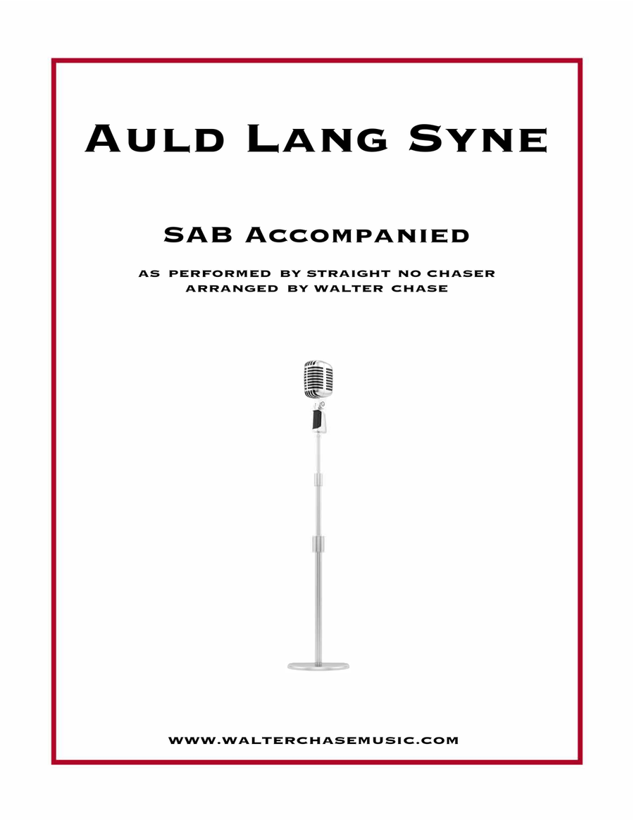 Auld Lang Syne (as performed by Straight No Chaser) - SAB 3-Part scores gallery preview page 1