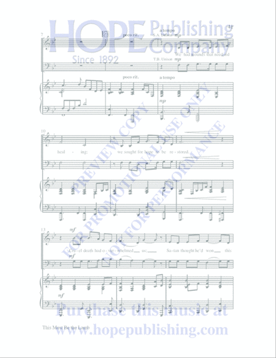 My Savior's Love My Savior's Love Listening CD scores gallery preview page 43