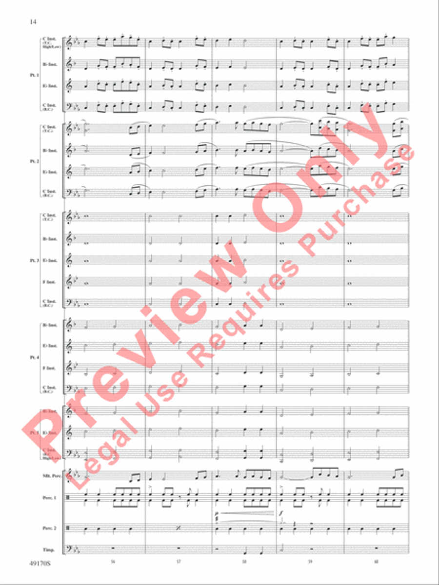 Astronomica Astronomica Concert Band scores gallery preview page 15
