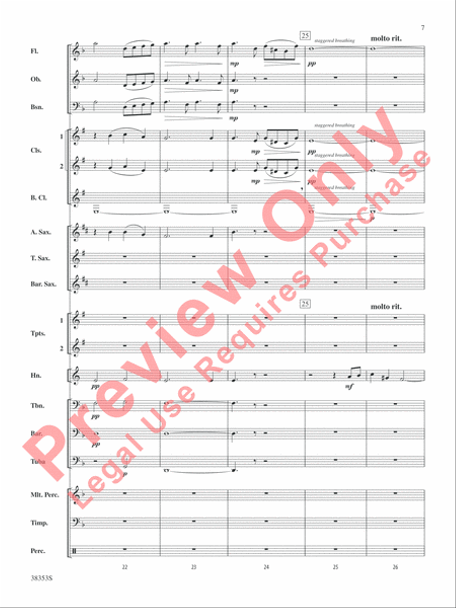 Swan Lake Swan Lake Concert Band scores gallery preview page 8