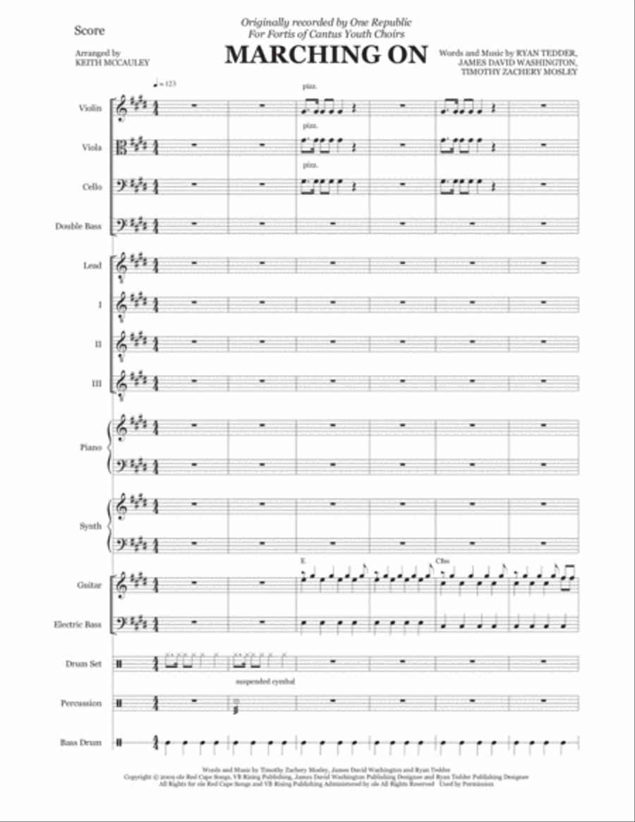 Marching On Large Ensemble scores gallery preview page 2