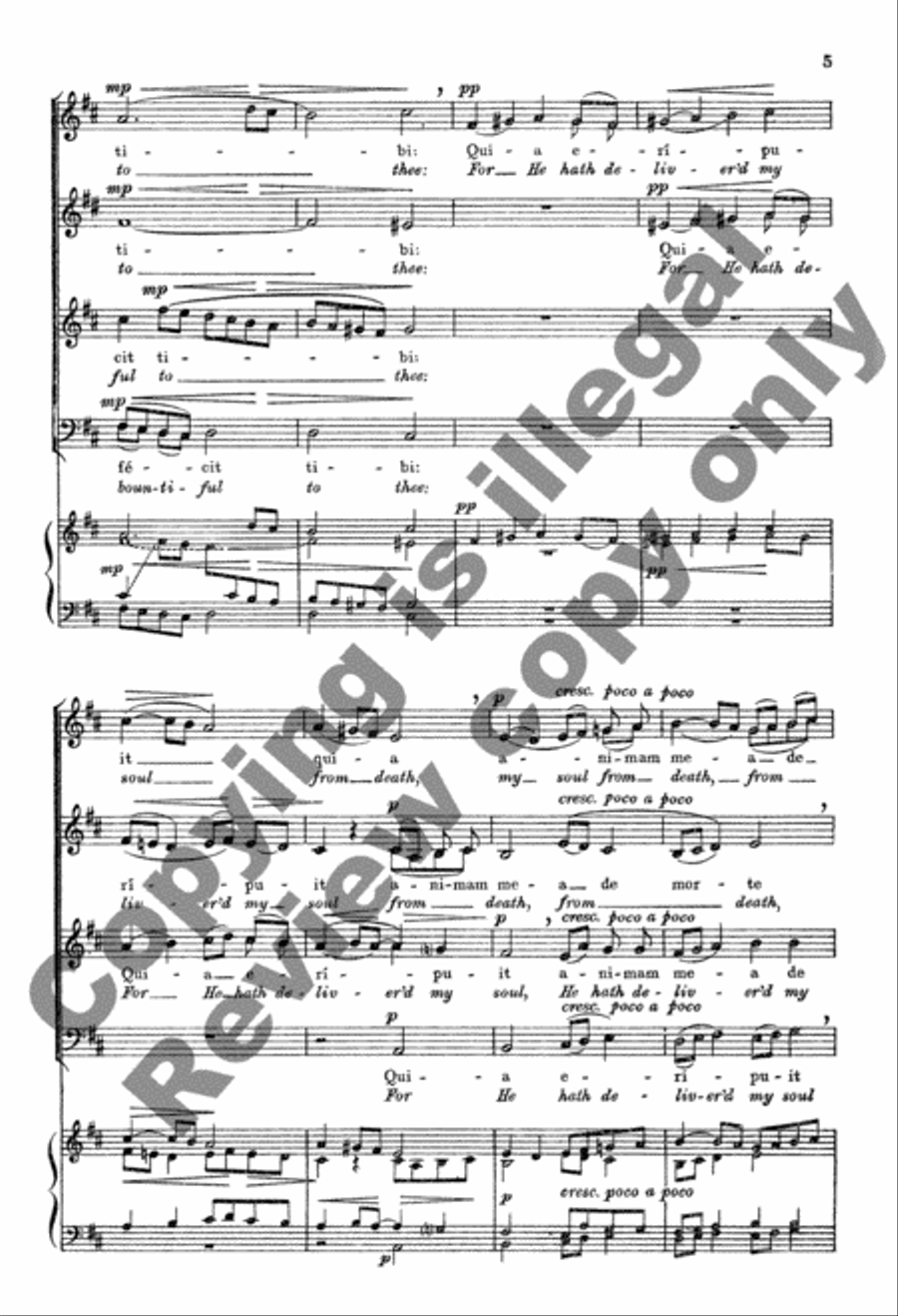Convertere anima mea (Return, O My Soul) 4-Part scores gallery preview page 4