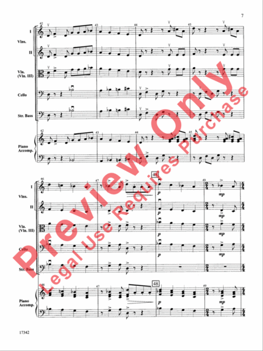 North Country Legend String Orchestra scores gallery preview page 8