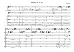 Septet No.3 Opus 23 for Wind and Strings