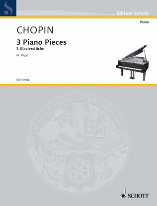Book cover for Piano Pieces 3 **pop**