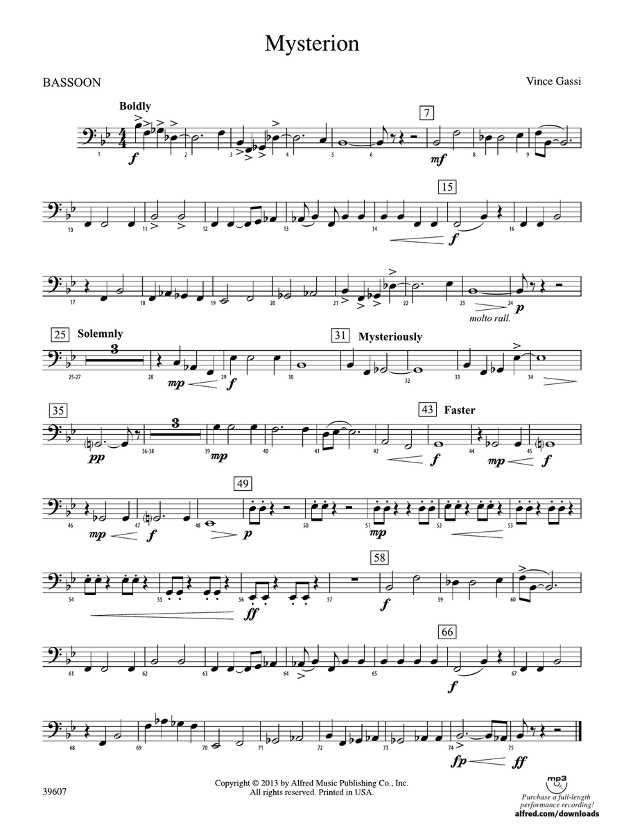 Mysterion: Bassoon