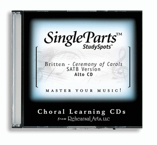 Book cover for A Ceremony of Carols - SATB (CD only - no sheet music)