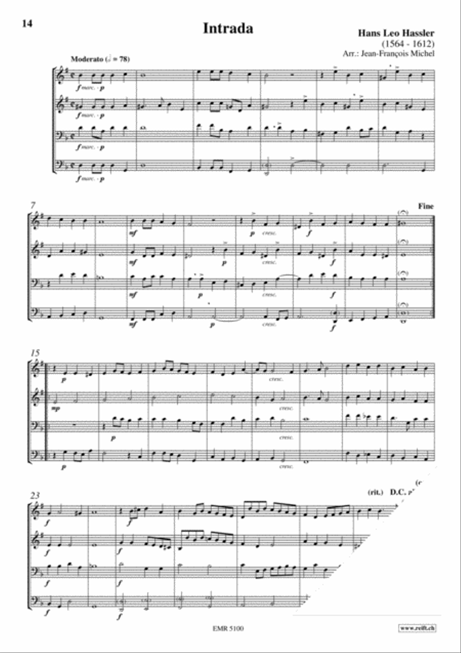 8 Quartets 8 Quartets Brass Ensemble scores gallery preview page 10