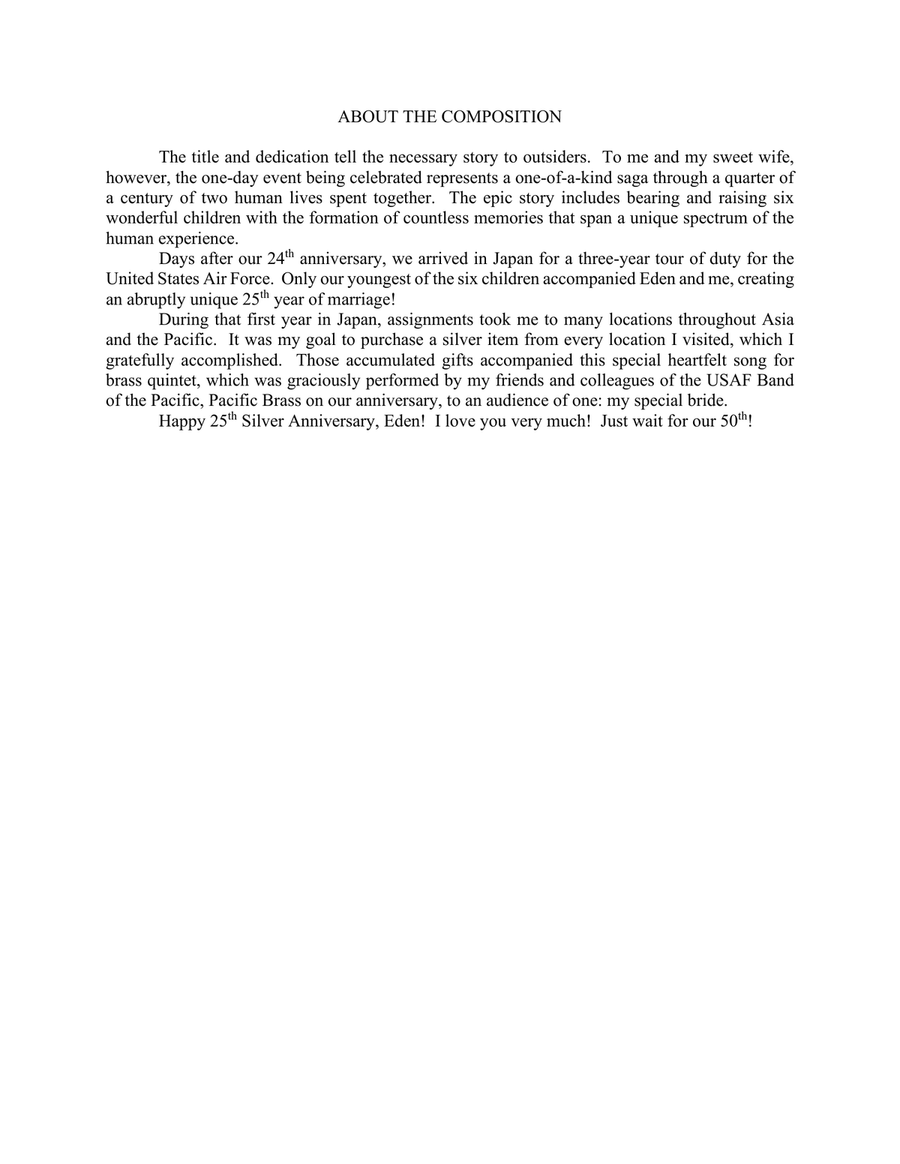 Silver, Op. 141 Brass Quintet scores gallery preview page 4