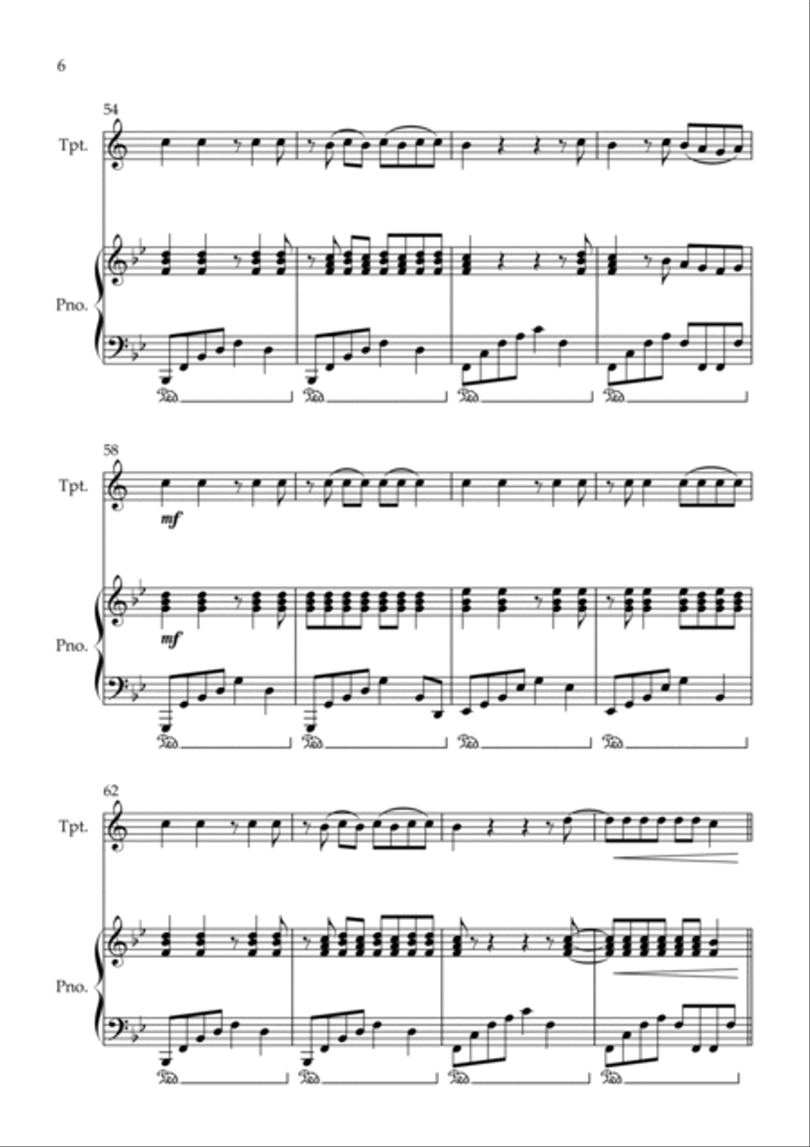Shivers B-Flat Trumpet scores gallery preview page 6