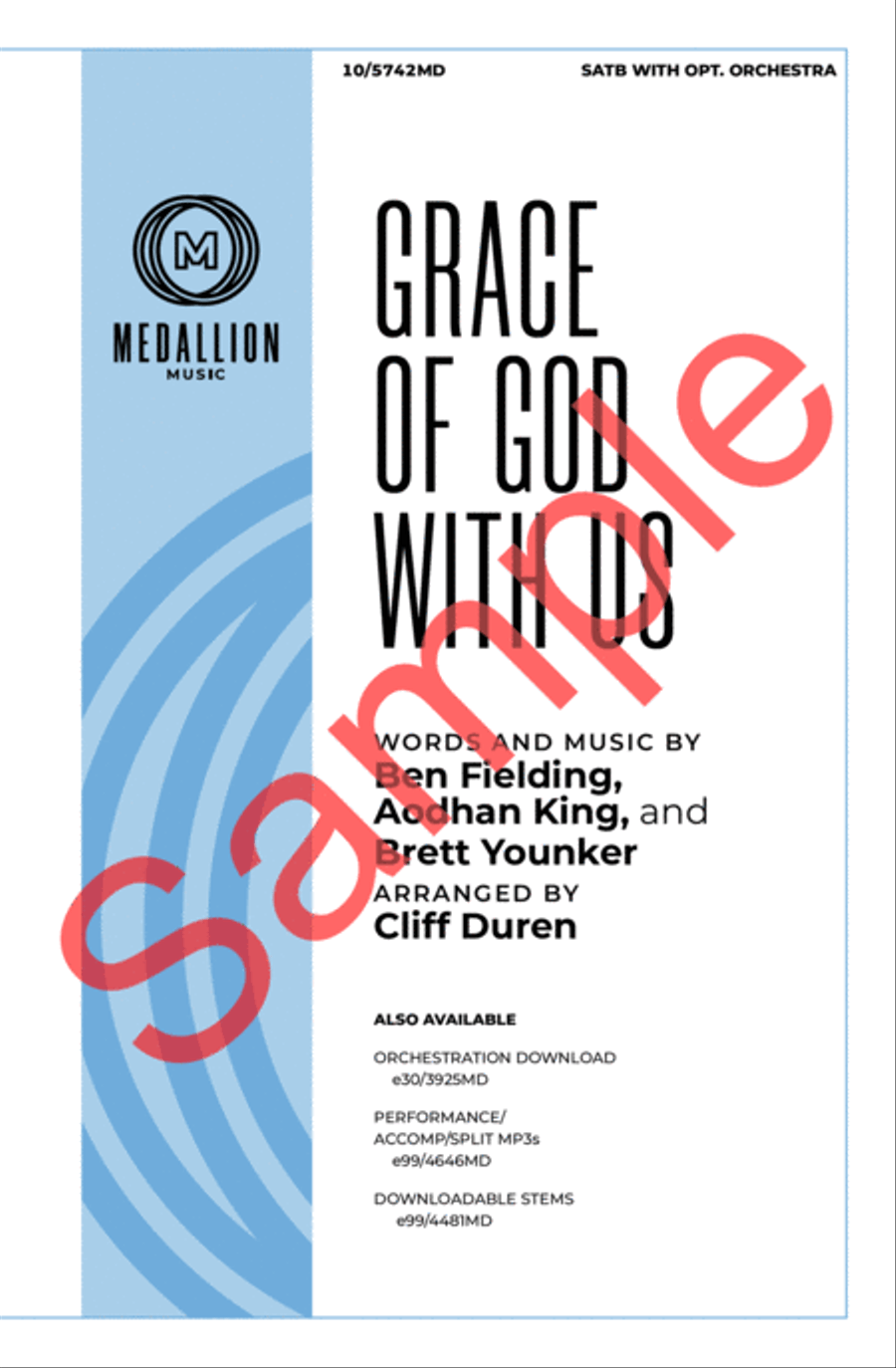 Grace of God With Us 4-Part scores gallery preview page 2