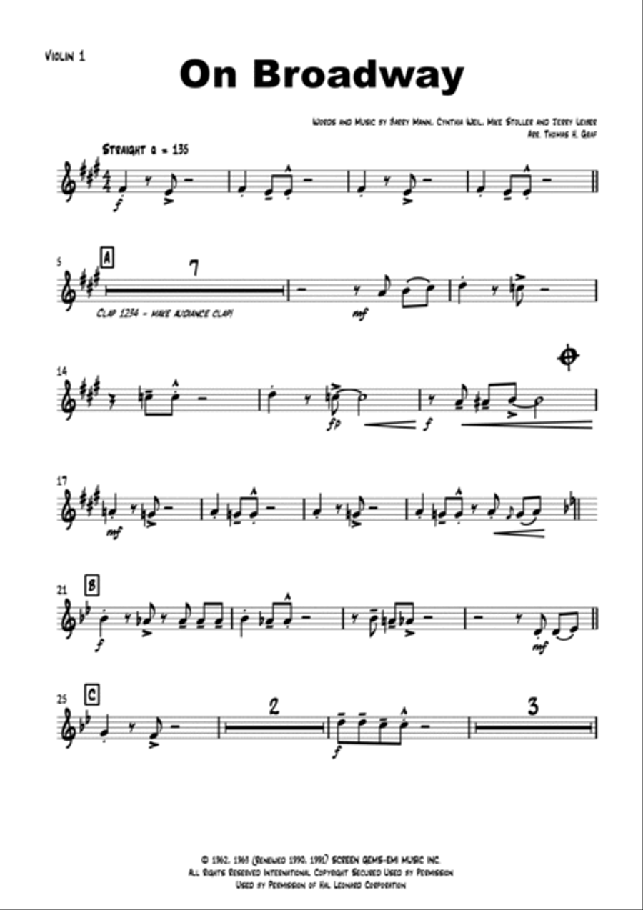 On Broadway String Orchestra scores gallery preview page 2