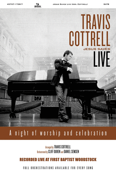 Travis Cottrell Live - Jesus Saves Audio Wav Files DVD-ROM (Praise Band and Strings Only) image number null