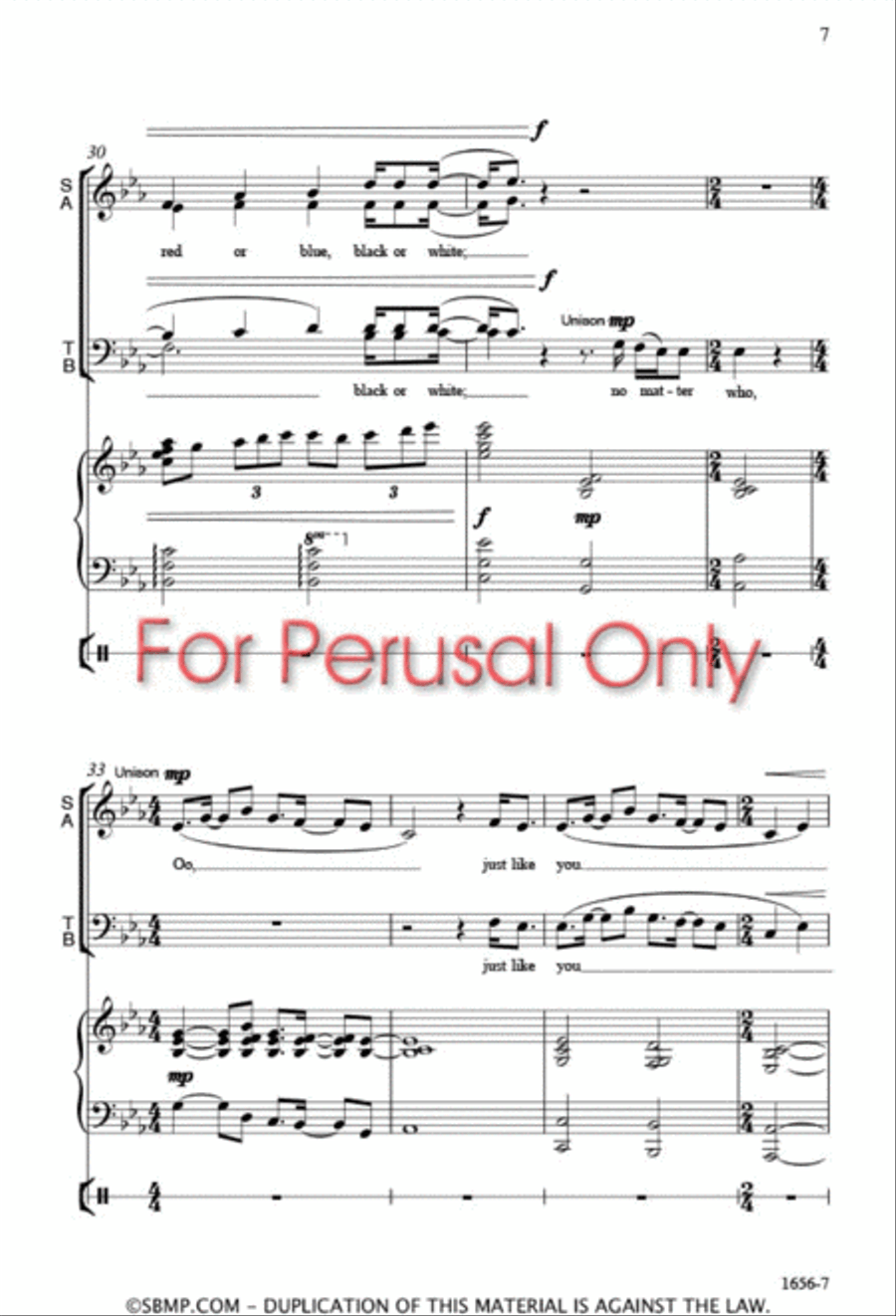 Heartbeat 4-Part scores gallery preview page 6