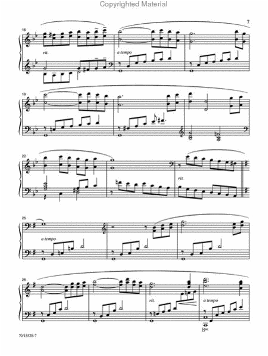 Ah, Holy Jesus! Piano Solo scores gallery preview page 6
