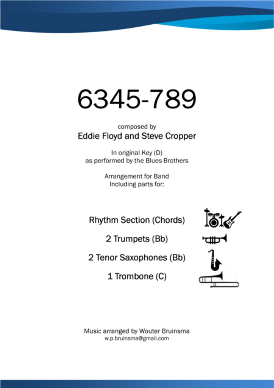 634-5789 Piano, Vocal, Guitar scores gallery preview page 1