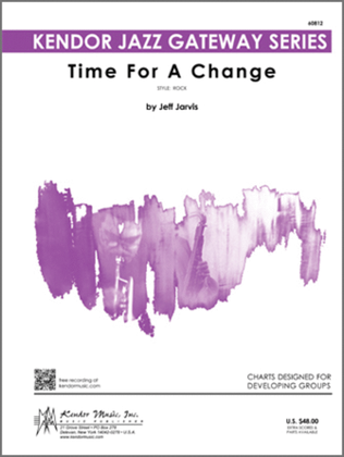 Book cover for Time For A Change (Full Score)