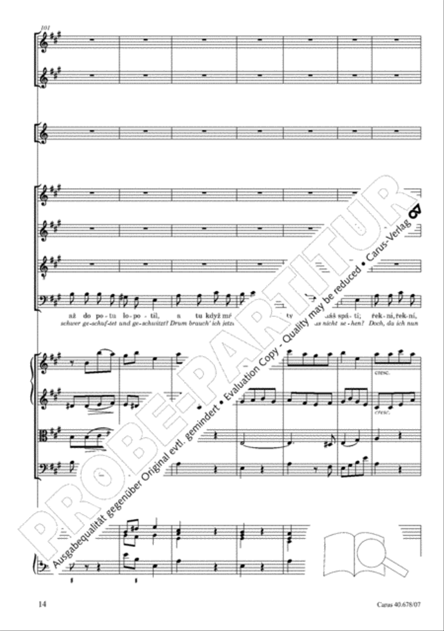 Missa pastoralis bohemica 4-Part scores gallery preview page 27