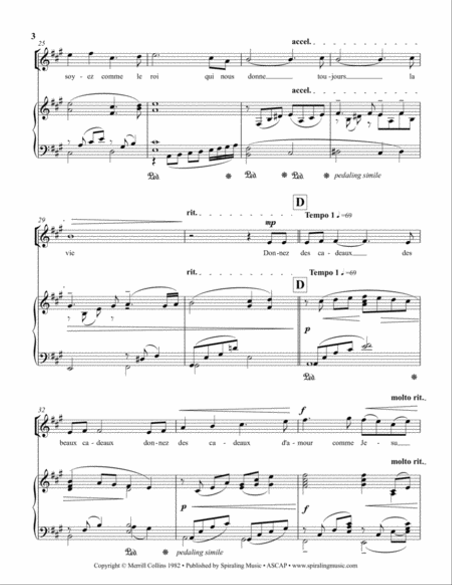 Soyez Gentille Piano/Vocal with Strings in A Small Ensemble scores gallery preview page 4