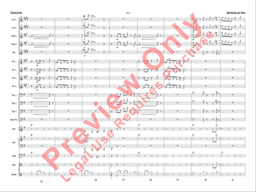 Watermelon Man Jazz Ensemble scores gallery preview page 31