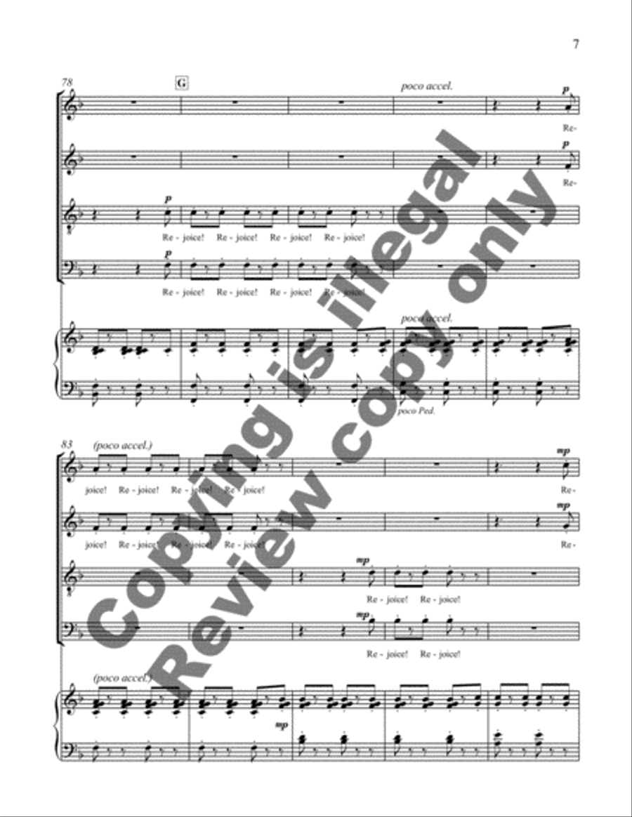 Rejoice!: 3. Good Christian Friends Rejoice! (Choral Score)