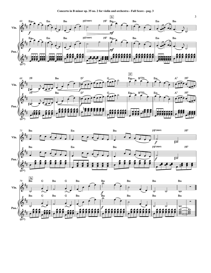 Oskar Rieding - Concerto in B minor op. 35 no. 2 for violin and orchestra - Part I (Allegro moderato