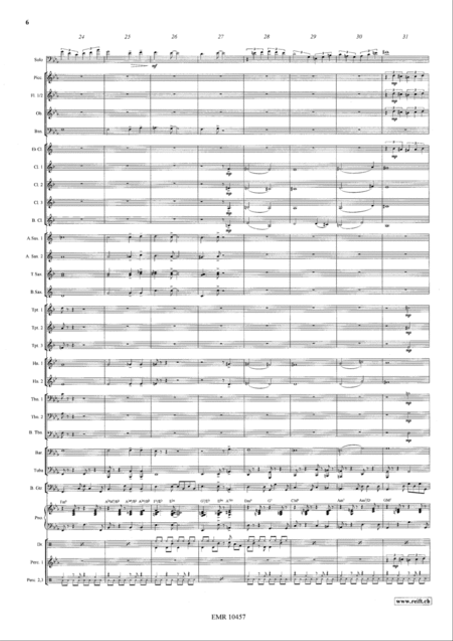 Blue Bone Blue Bone Concert Band scores gallery preview page 7