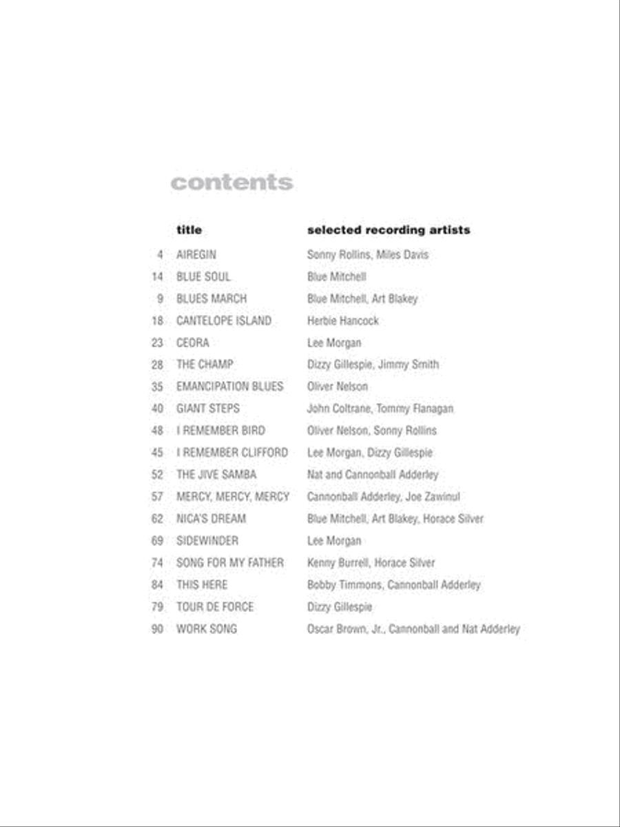 Hard Bop – 2nd Edition Piano Solo scores gallery preview page 3