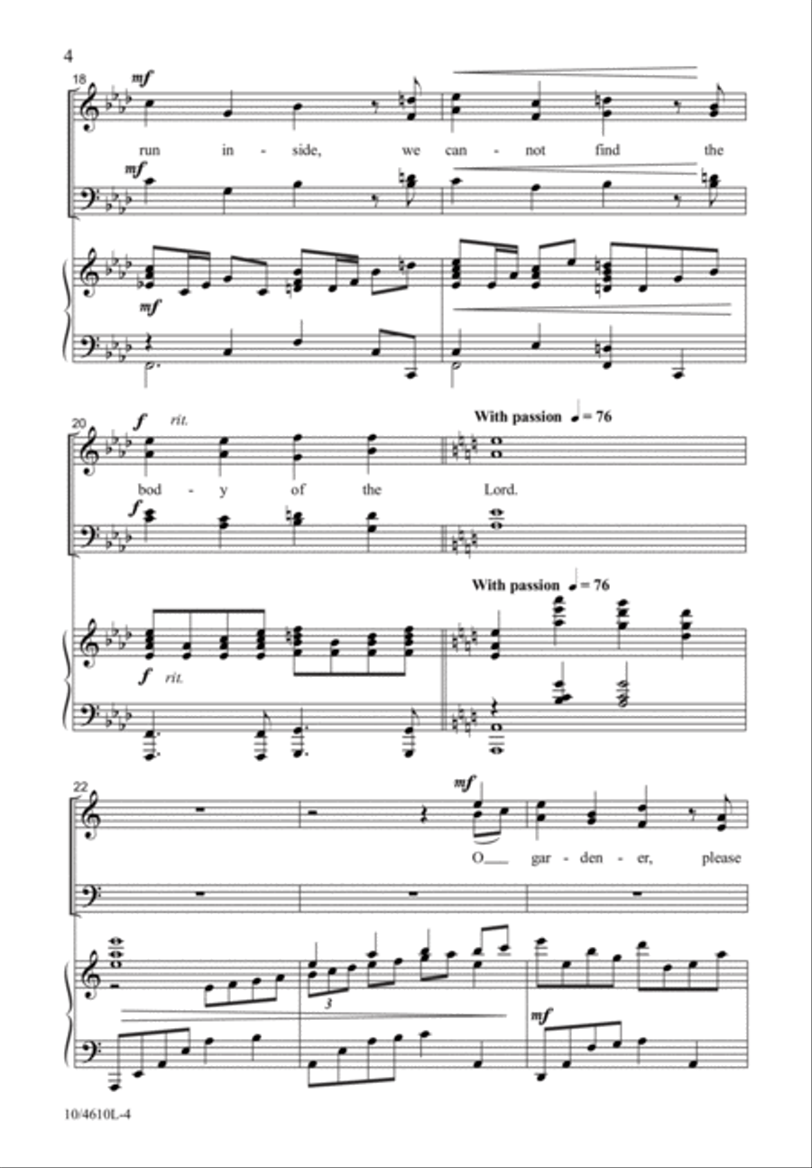 We Have Seen the Lord 4-Part scores gallery preview page 5