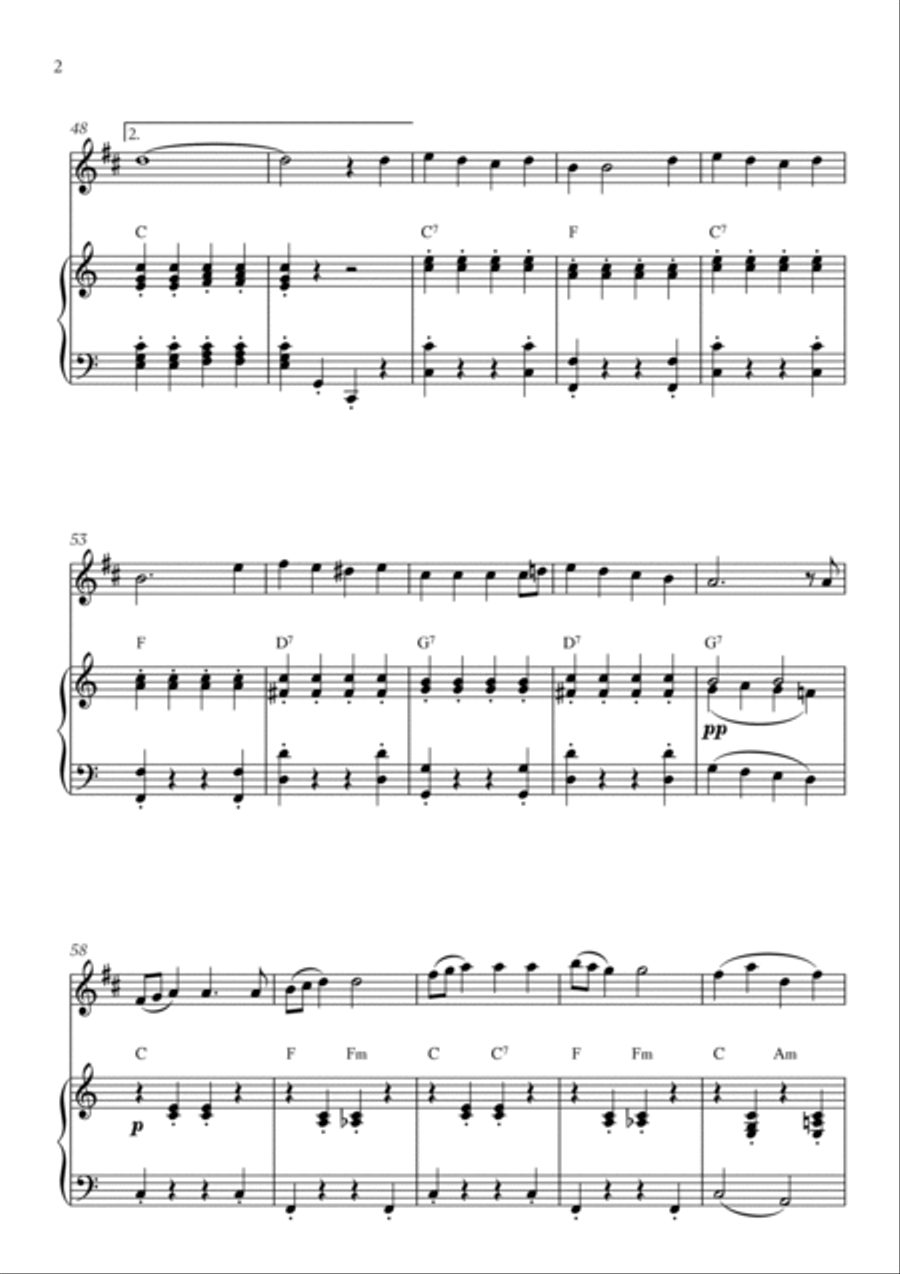 Santa Claus Is Coming To Town Trumpet Solo scores gallery preview page 2