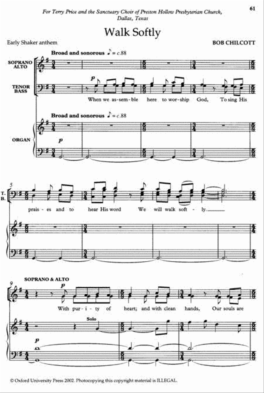 Bob Chilcott Anthems 1 4-Part scores gallery preview page 2