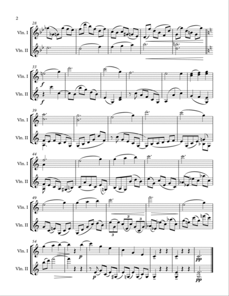 Edelweiss String Duet scores gallery preview page 2