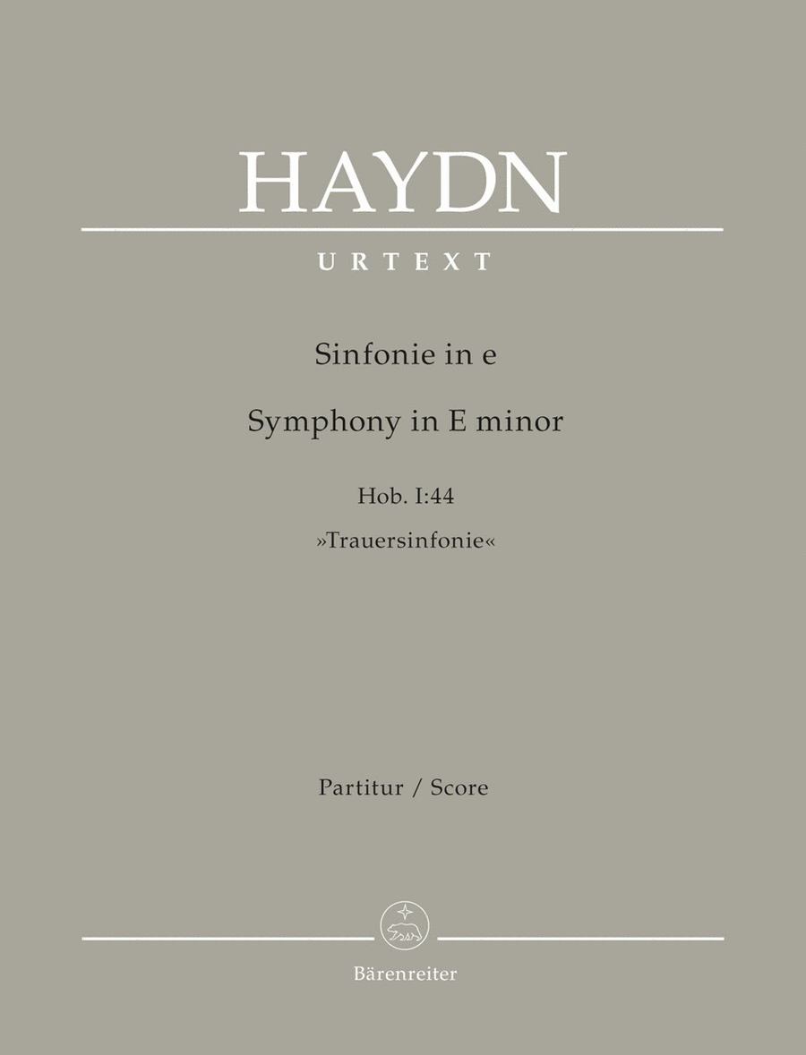 Symphony in E minor Hob. I:44