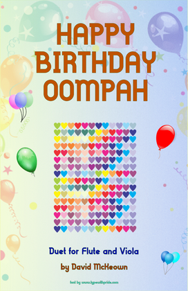 Happy Birthday Oompah, for Flute and Viola Duet