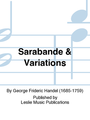 Book cover for Sarabande & Variations