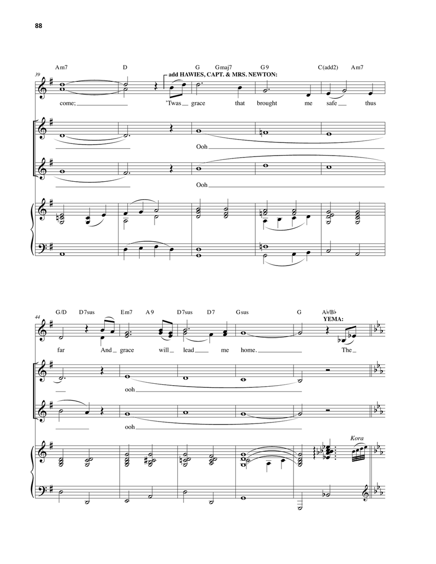 Amazing Grace Voice scores gallery preview page 4