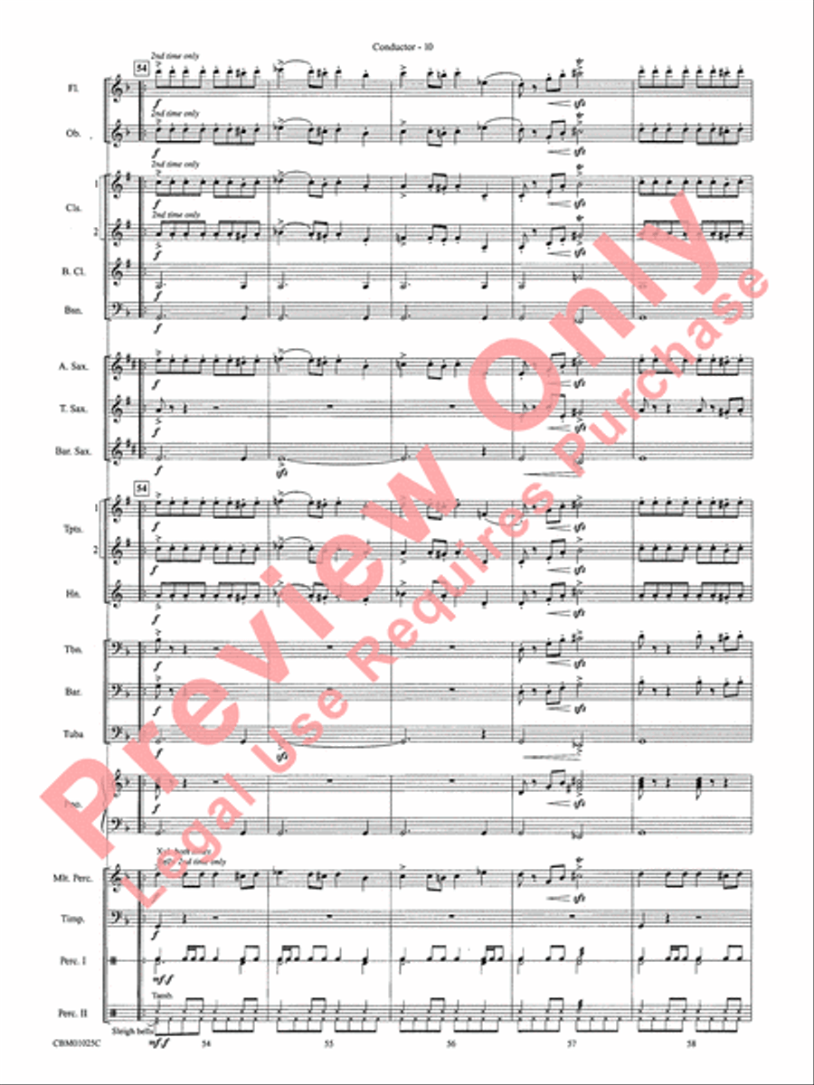 Hedwig's Theme - Cb Concert Band scores gallery preview page 13