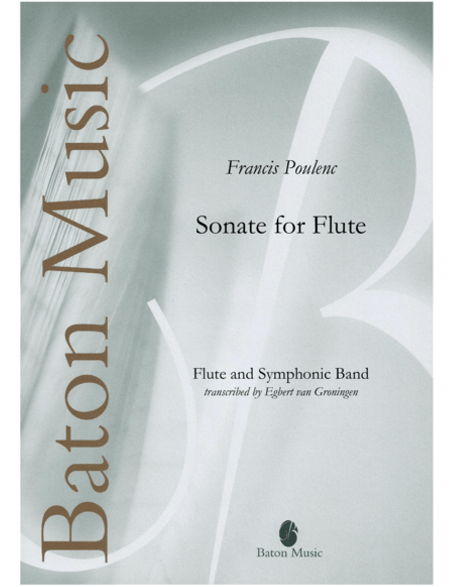 Sonata for Flute Concert Band scores gallery preview page 1