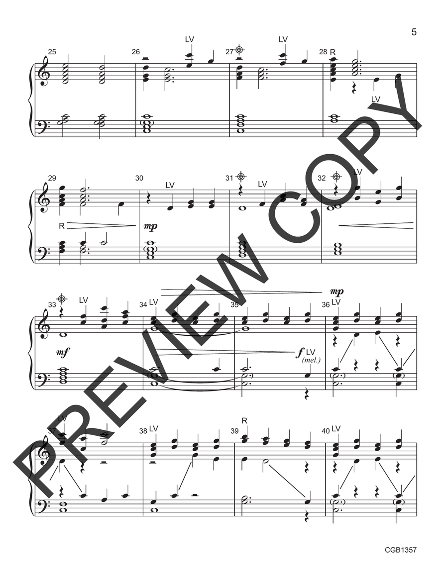 How Can I Keep from Singing? (2-3 octaves) 3-Octaves scores gallery preview page 4